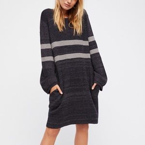 SOLD. NWT Free People “On Your Team” Sweater Dress